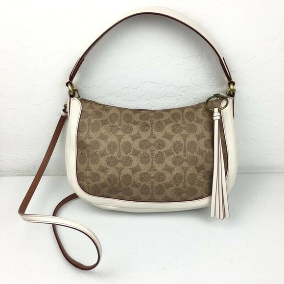 Coach Bags Coach Sutton Crossbody Handbag Bag Tan Signature Purse